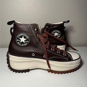 *BRAND NEW* Converse Run Star Hike Platform Leather Hi Top Boot